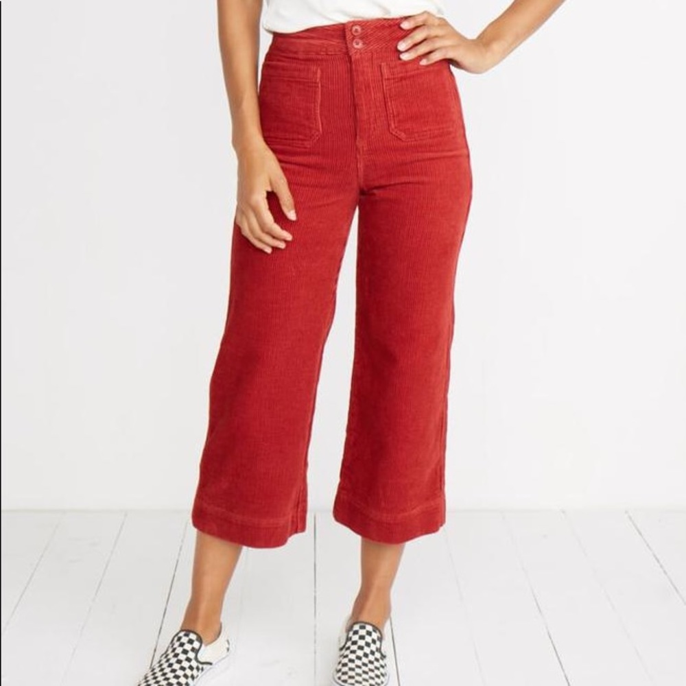 Marine Layer Tally Pant Rosewood Corduroy